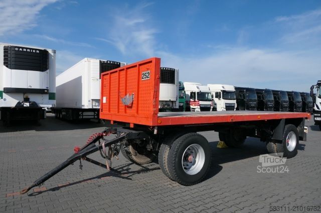 Châssis de semi-remorque HÜFFERMANN CODER / PRZYCZEPA DO BUDOWLANKI / D?ugo?? : 6 M