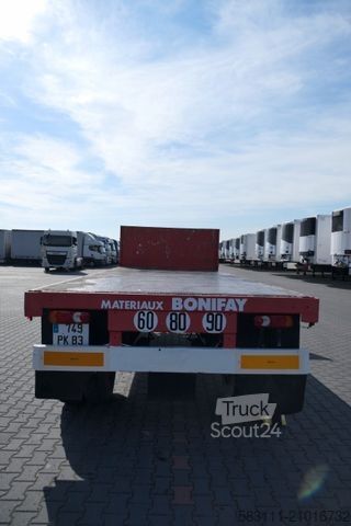 Châssis de semi-remorque HÜFFERMANN CODER / PRZYCZEPA DO BUDOWLANKI / D?ugo?? : 6 M