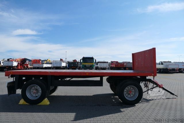 Châssis de semi-remorque HÜFFERMANN CODER / PRZYCZEPA DO BUDOWLANKI / D?ugo?? : 6 M