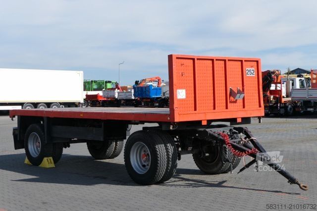 Châssis de semi-remorque HÜFFERMANN CODER / PRZYCZEPA DO BUDOWLANKI / D?ugo?? : 6 M