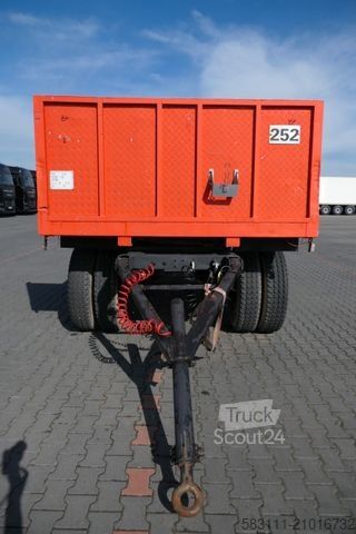 Châssis de semi-remorque HÜFFERMANN CODER / PRZYCZEPA DO BUDOWLANKI / D?ugo?? : 6 M