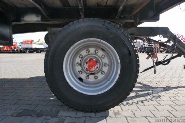 Châssis de semi-remorque HÜFFERMANN CODER / PRZYCZEPA DO BUDOWLANKI / D?ugo?? : 6 M