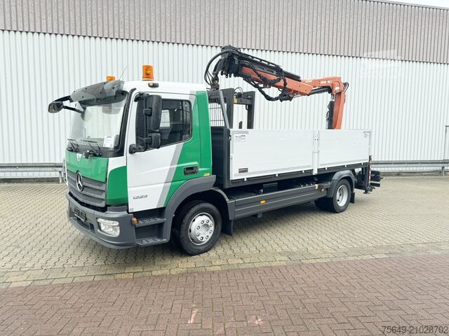 Kravas automašīnai uzstādīts celtnis Mercedes-Benz Atego 1223 L 4x2 Atego 1223 L 4x2 mit Heckkran Atlas 88.3-A2L, Funk