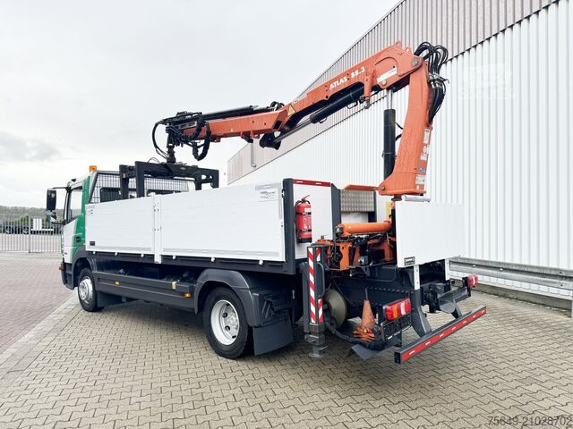 Kravas automašīnai uzstādīts celtnis Mercedes-Benz Atego 1223 L 4x2 Atego 1223 L 4x2 mit Heckkran Atlas 88.3-A2L, Funk