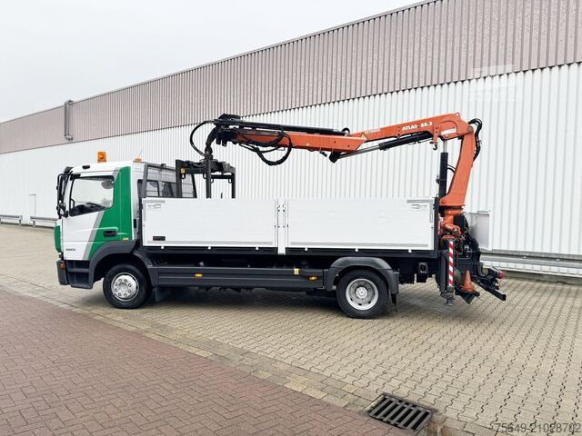 Kravas automašīnai uzstādīts celtnis Mercedes-Benz Atego 1223 L 4x2 Atego 1223 L 4x2 mit Heckkran Atlas 88.3-A2L, Funk