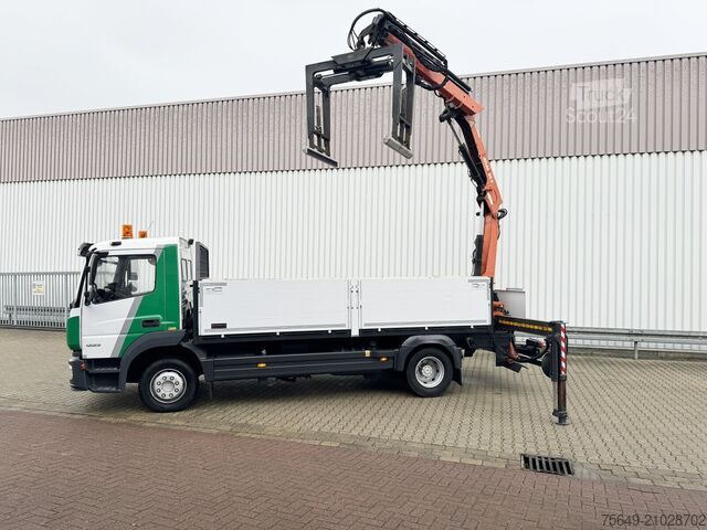 Kravas automašīnai uzstādīts celtnis Mercedes-Benz Atego 1223 L 4x2 Atego 1223 L 4x2 mit Heckkran Atlas 88.3-A2L, Funk
