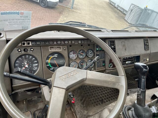 Châssis de camion Iveco-Magirus 260-34 AHW 6x6 260-34 AHW 6x6, V8, Manual, Full Steel