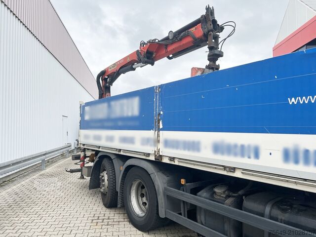 Grue montée sur camion MAN TGM 26.340 6X2-4 LL TGM 26.340 6X2-4 LL, Lenk-/Liftachse, Heckkran Palfinger PK 11001, faltbar