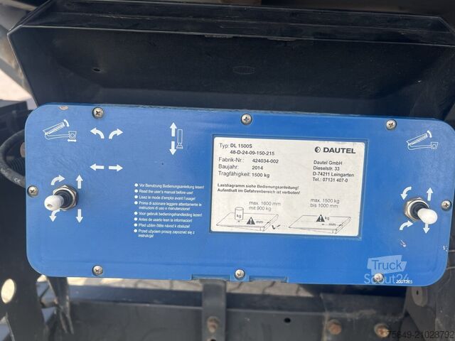 Camion caisson Mercedes-Benz Atego 1230 L 4x2 Atego 1230 L 4x2, LBW, Dautel, 1,5t