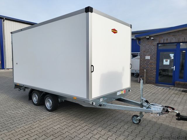 Κλειστό ρυμουλκούμενο BÖCKMANN KH 4121/27 F (22) 100 Km/h + Stützen