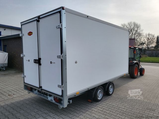 Κλειστό ρυμουλκούμενο BÖCKMANN KH 4121/27 F (22) 100 Km/h + Stützen