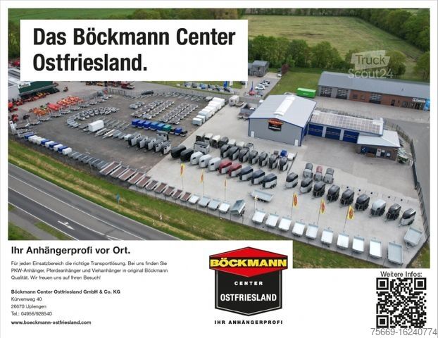 Κλειστό ρυμουλκούμενο BÖCKMANN KT-PB-AL 2513/135 F + Einstiegstür