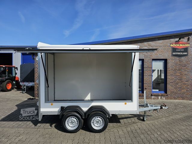 Κλειστό ρυμουλκούμενο BÖCKMANN Kofferanhänger KT 3015/27 H + Aufstellklappe