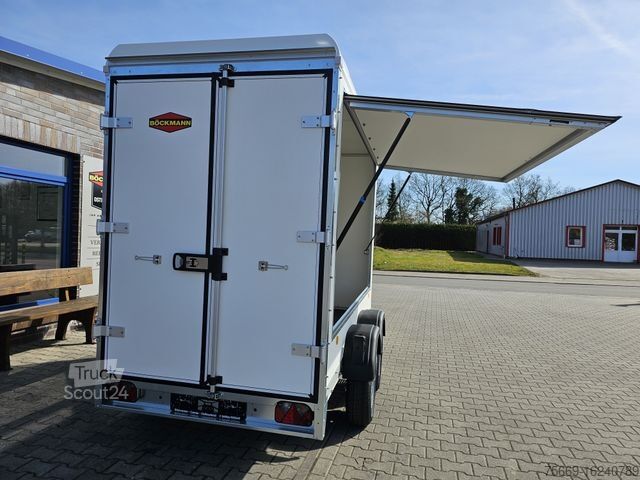 Κλειστό ρυμουλκούμενο BÖCKMANN Kofferanhänger KT 3015/27 H + Aufstellklappe