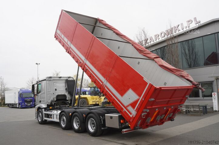 Benne céréalière Mercedes-Benz Actros 3563 8x4 / Tipper for grain 20 t