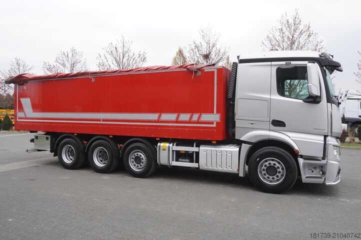 Benne céréalière Mercedes-Benz Actros 3563 8x4 / Tipper for grain 20 t