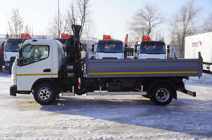 Benne trilatérale Mitsubishi Fuso Canter 9C18 / HDS HIAB 066 B-2 DUO