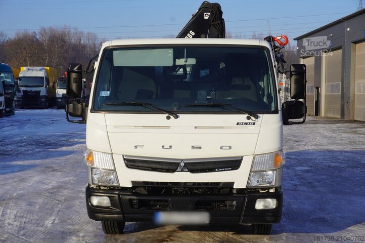 Benne trilatérale Mitsubishi Fuso Canter 9C18 / HDS HIAB 066 B-2 DUO