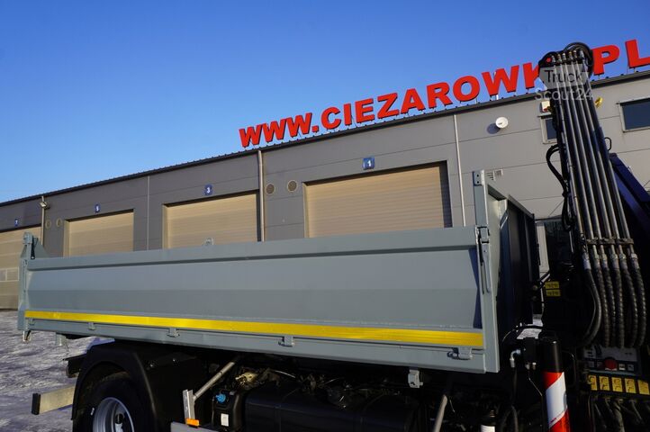 Benne trilatérale Mitsubishi Fuso Canter 9C18 / HDS HIAB 066 B-2 DUO