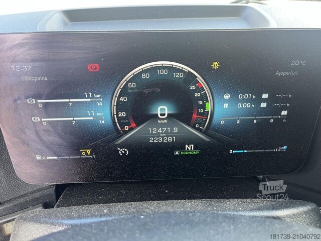 Camion ampliroll Mercedes-Benz Arocs 2543 6x2*4 / 21t Hooklift HIAB ULT