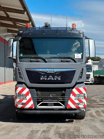 Camion plateau MAN TGX 26.520 Baustoffpritsche PALFINGER