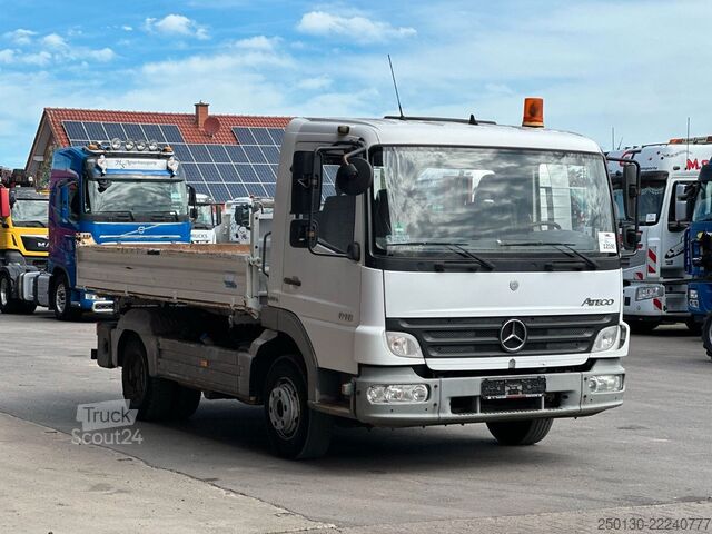 Driezijdige kipper bestelwagen MERCEDES-BENZ Atego 818 4x2 BB MEILLER DSK /AHK/