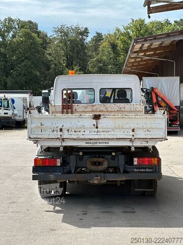 Driezijdige kipper bestelwagen MERCEDES-BENZ Atego 818 4x2 BB MEILLER DSK /AHK/