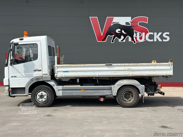 Driezijdige kipper bestelwagen MERCEDES-BENZ Atego 818 4x2 BB MEILLER DSK /AHK/
