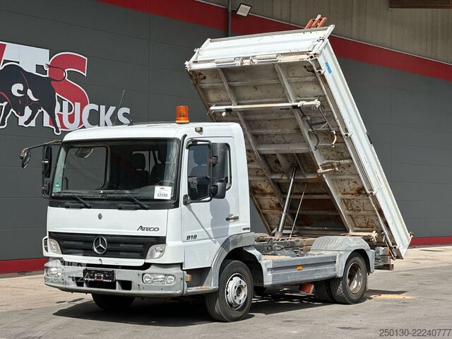 Driezijdige kipper bestelwagen MERCEDES-BENZ Atego 818 4x2 BB MEILLER DSK /AHK/