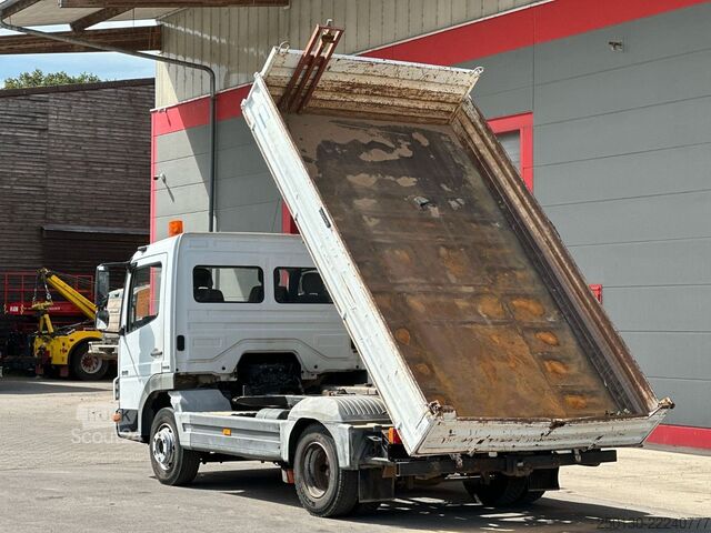Driezijdige kipper bestelwagen MERCEDES-BENZ Atego 818 4x2 BB MEILLER DSK /AHK/