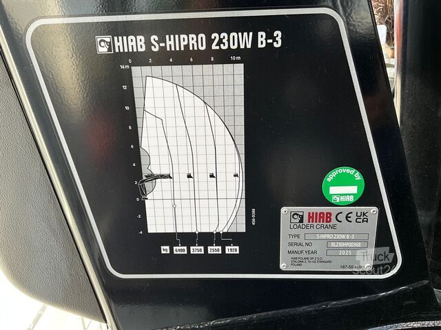 Hulladékgyűjtő jármű DAF FAN XD 220 Hiab 23 Tonmeter laadkraan FULL ELEC...