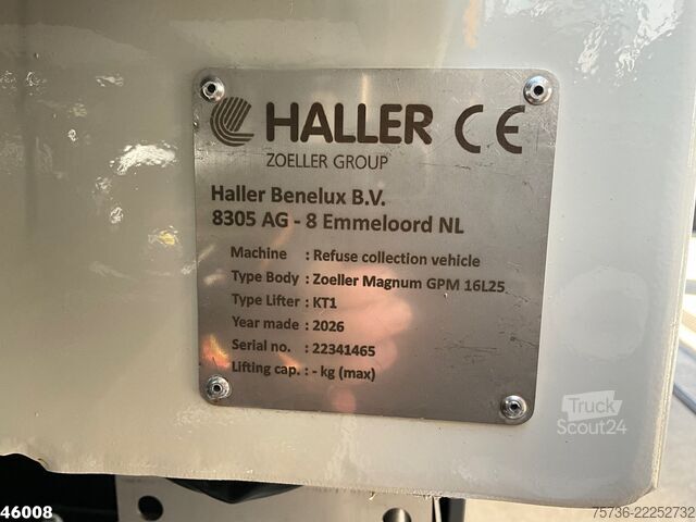 Hulladékgyűjtő jármű DAF FAN XD 220 Hiab 23 Tonmeter laadkraan FULL ELEC...