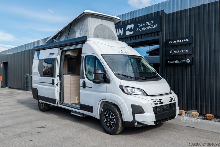 SUNLIVING V 60 SP TENTTOP - COMFORT EDITION MINI VAN MED TOALETT NY SUNLIVING V 60 SP TentTop - COMFORT EDITION