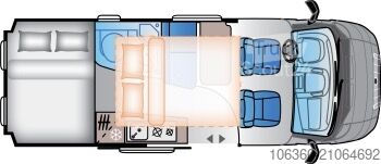 SUNLIVING V 60 SP TENTTOP - COMFORT EDITION MINI VAN MED TOALETT NY SUNLIVING V 60 SP TentTop - COMFORT EDITION