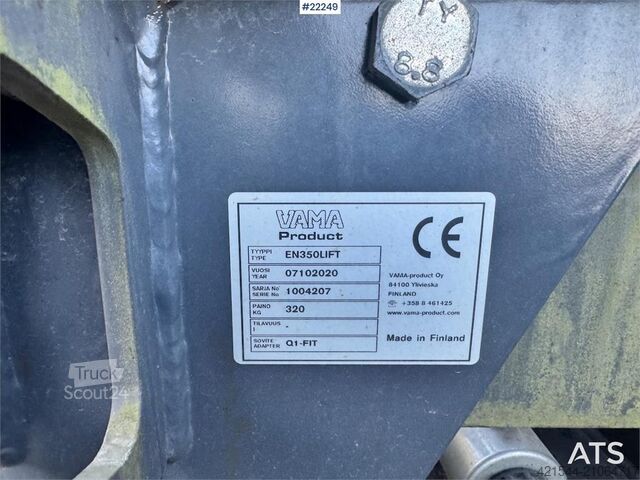 Vama EAU4800K lama spartineve pieghevole ad ali per camion Vama EAU4800K folding wing plow for truck