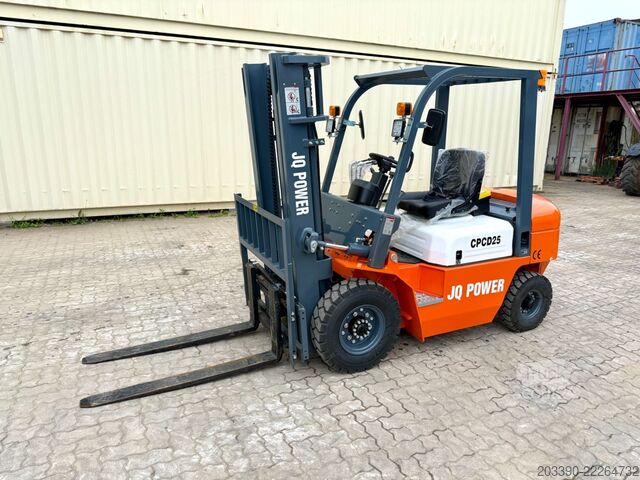 Ön yükleyici forklift  JQ Power CPCD25 / 2.5T Diesel / Sideshift / 2026