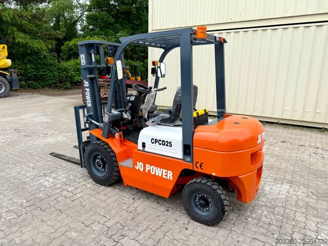 Ön yükleyici forklift  JQ Power CPCD25 / 2.5T Diesel / Sideshift / 2026