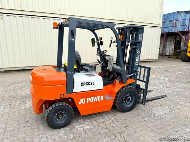Ön yükleyici forklift  JQ Power CPCD25 / 2.5T Diesel / Sideshift / 2026