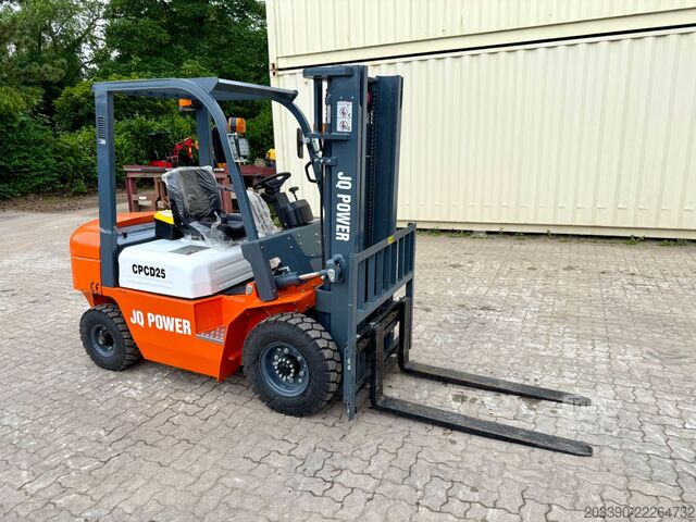 Ön yükleyici forklift  JQ Power CPCD25 / 2.5T Diesel / Sideshift / 2026