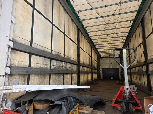 Naczepa otwarta z plandeką KRONE Joloda Mega Gardine, Lift, Hubdach