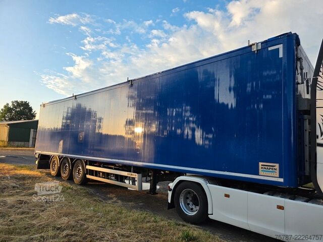 Semitilhenger med walking floor KNAPEN 92 cabm Schubboden, Lift, SAF Scheibe