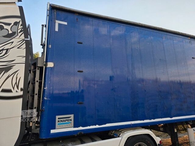 Semitilhenger med walking floor KNAPEN 92 cabm Schubboden, Lift, SAF Scheibe