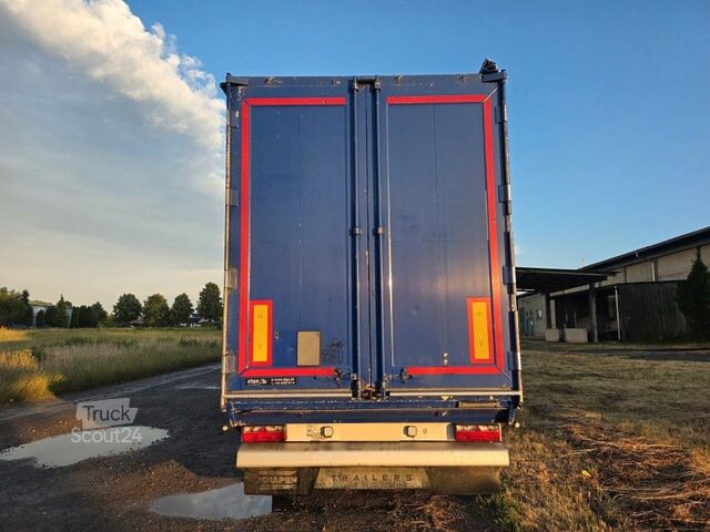 Semitilhenger med walking floor KNAPEN 92 cabm Schubboden, Lift, SAF Scheibe