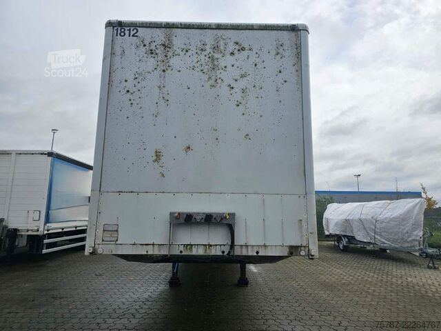 Gesloten oplegger SPIER Doppelstock mit Balken, 2 Achser