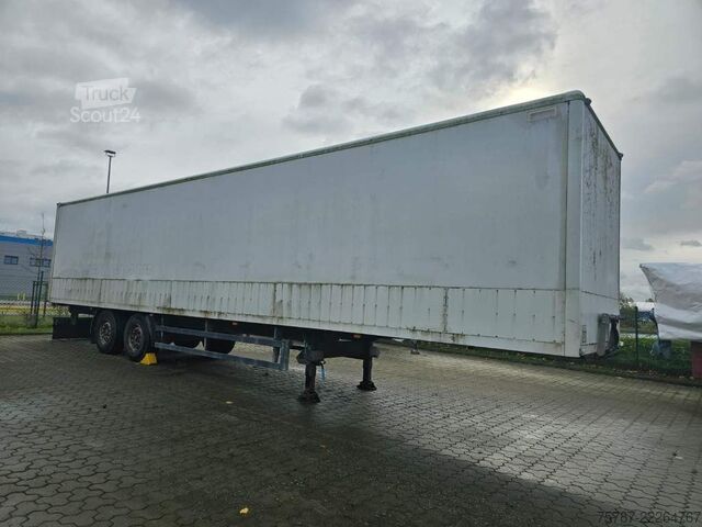 Gesloten oplegger SPIER Doppelstock mit Balken, 2 Achser
