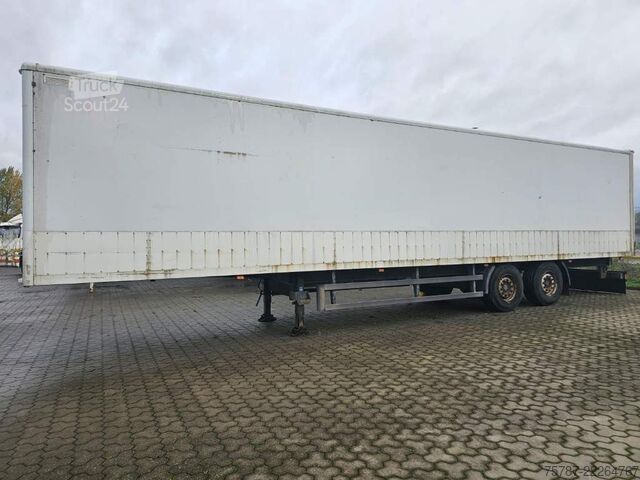 Gesloten oplegger SPIER Doppelstock mit Balken, 2 Achser
