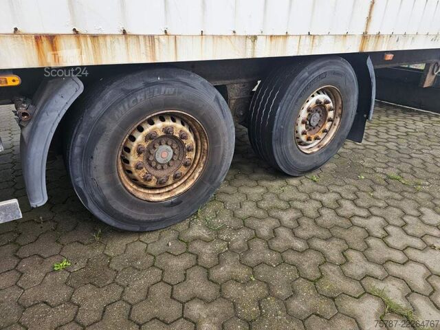 Gesloten oplegger SPIER Doppelstock mit Balken, 2 Achser