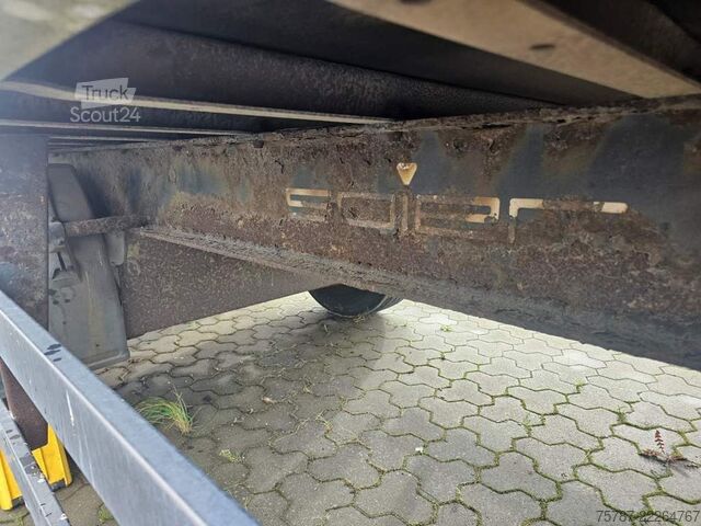 Gesloten oplegger SPIER Doppelstock mit Balken, 2 Achser