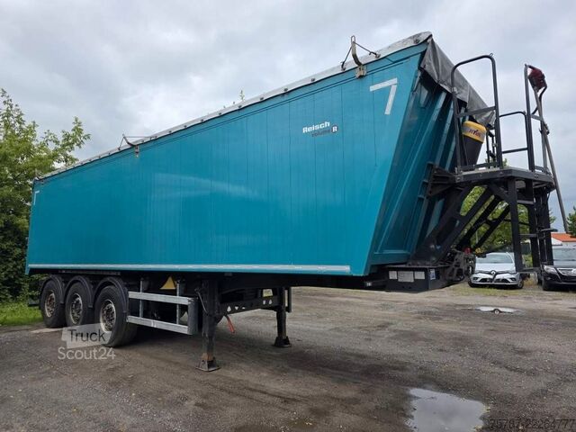 مقطورة نصف قلابة REISCH ca. 48 cbm Getreidekipper, Lift, Kornschieber