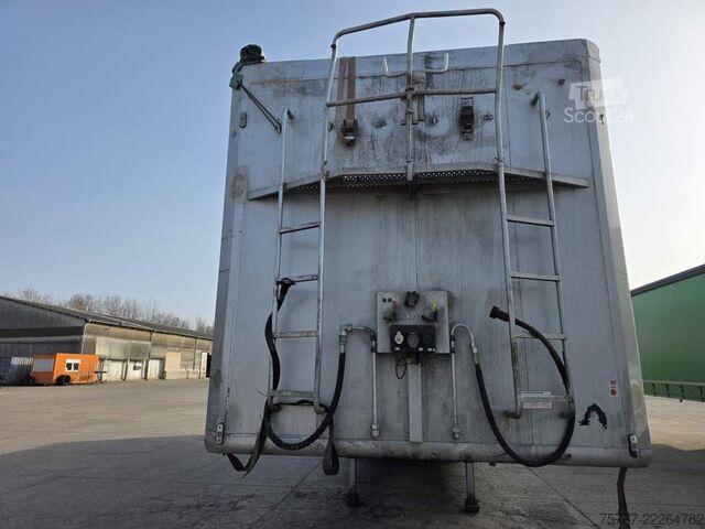 Mozgópadlós félpótkocsi KRAKER 92 cbm Schubboden, Lift,WABCO ABS,sauberer Boden